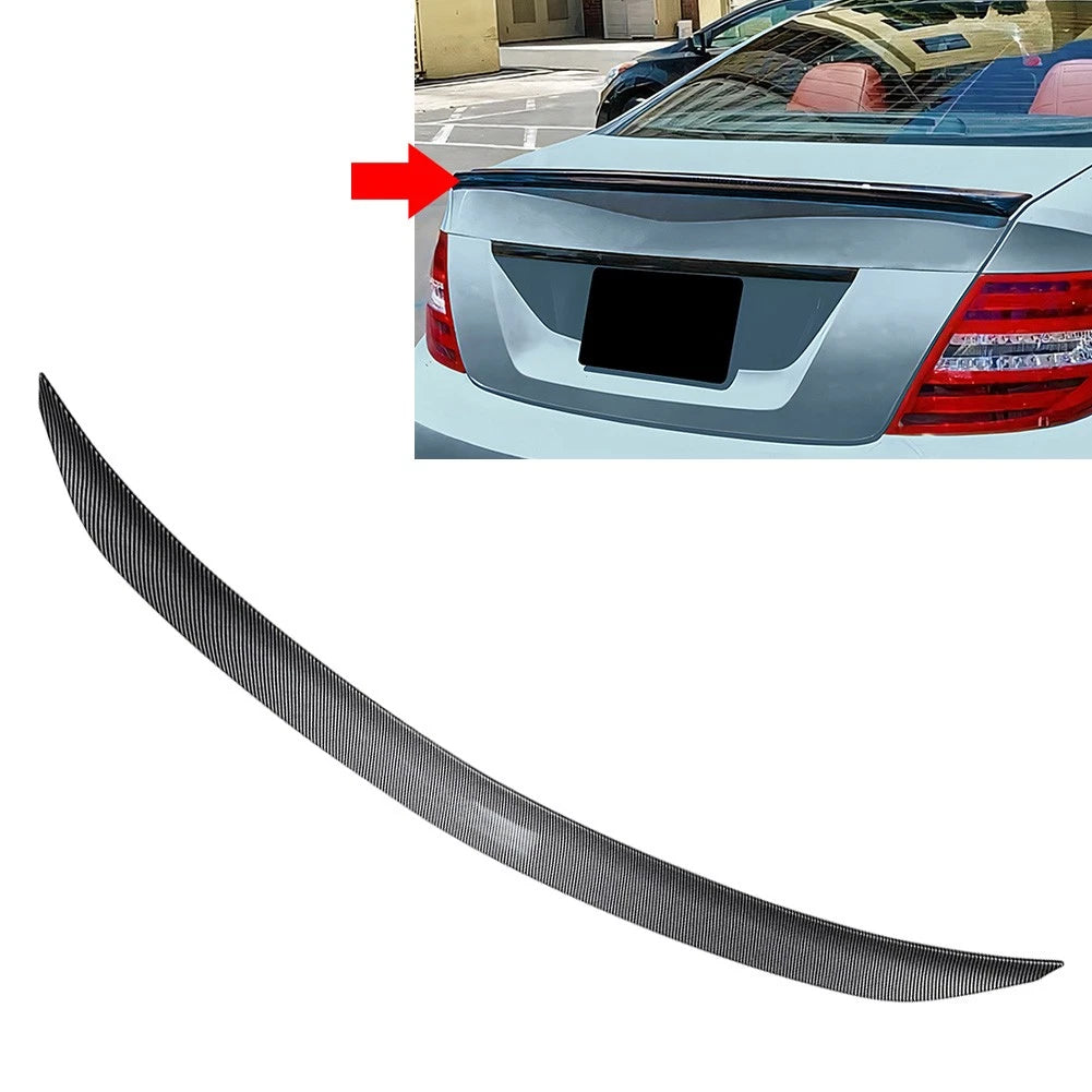 Rear Trunk Splitter Spoiler Wing For Benz C Class Coupe C204 2011-2014