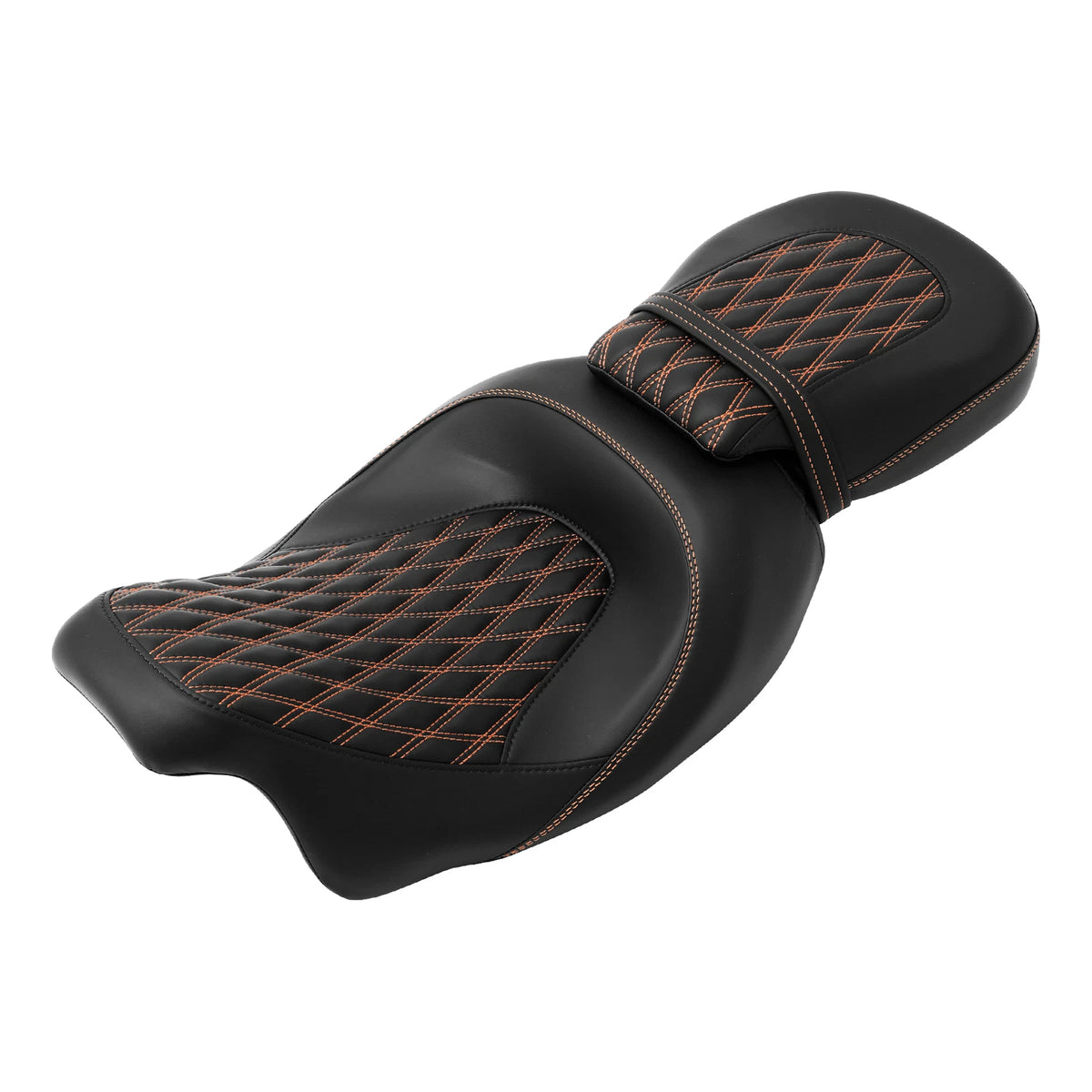 Rider Passenger Pillion Seat Fit For Harley Touring Street Glide 09-23 22 Black