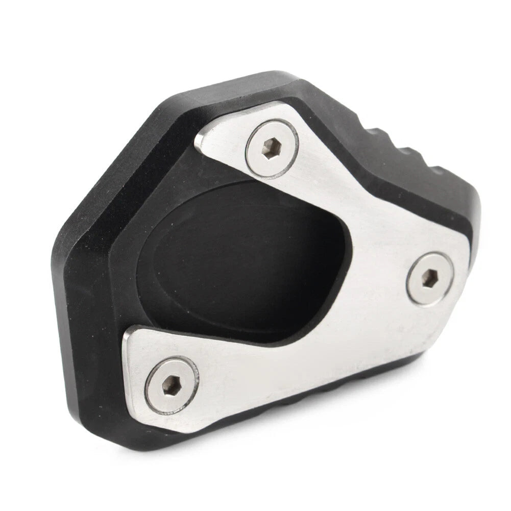 Side Kickstand Stand Extension Plate Pad For Kawasaki Z900 Z900RS 2017-23 Black