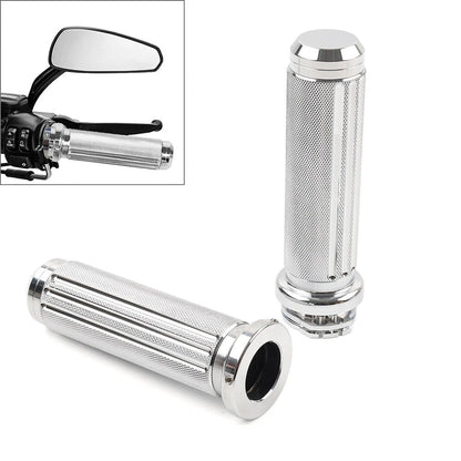 1" Handlebar Hand Grips For Harley Heritage Softail Dyna Chrome US