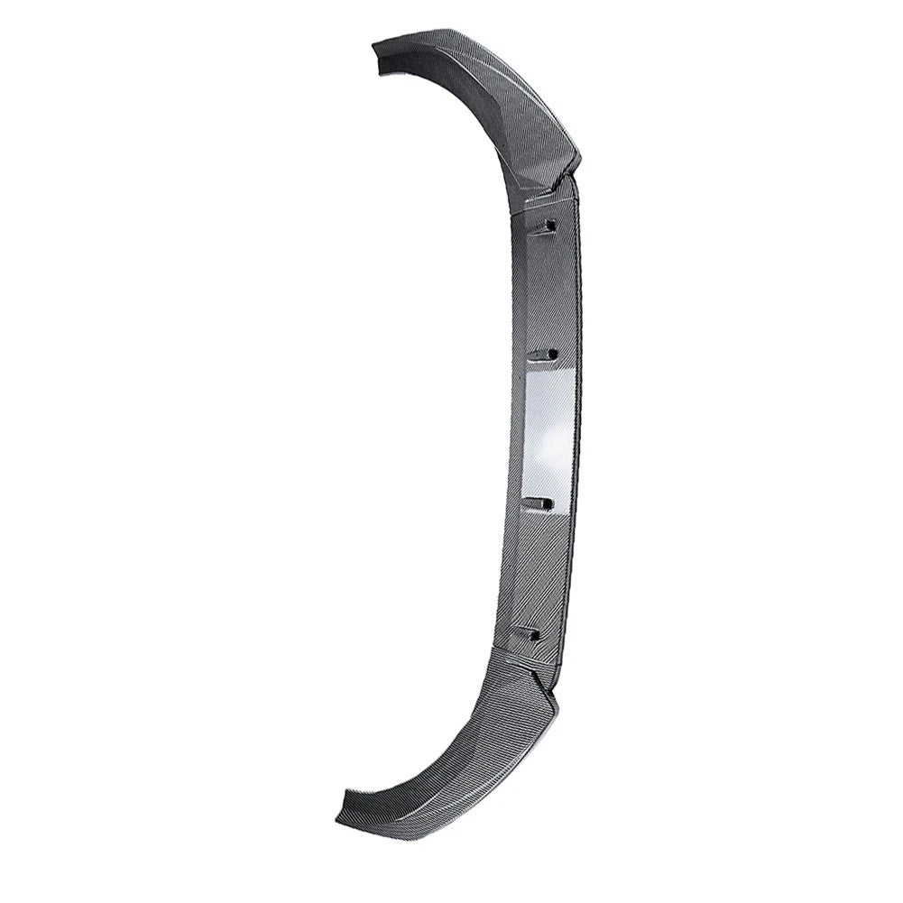 Carbon Look Front Bumper Spoiler Lip For Audi A3 S3 8V Pre-Facelift 2013-2016