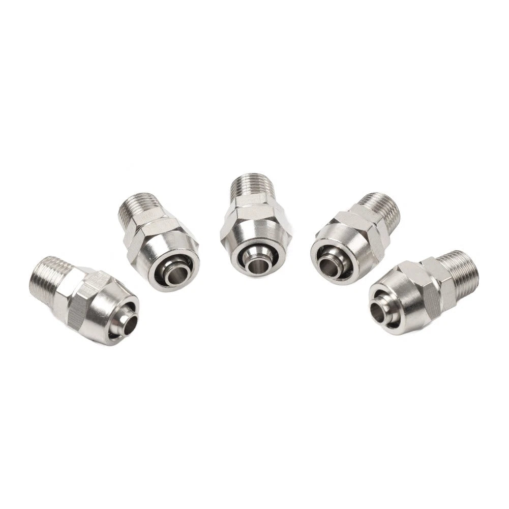 5PC Tire Changer 8mm 1/8 Air Valve Metal Connector