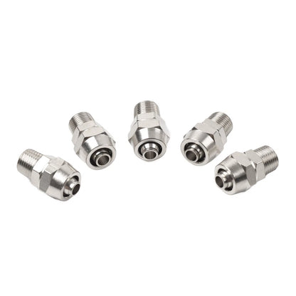 5PC Tire Changer 8mm 1/8 Air Valve Metal Connector