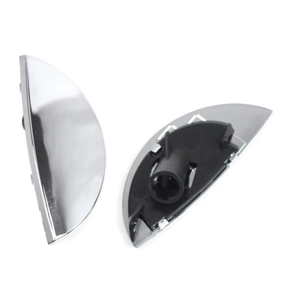 2pcs Chrome Headlight Washer Nozzle Cover For BMW Mini Cooper R50 R52 R53 01-06