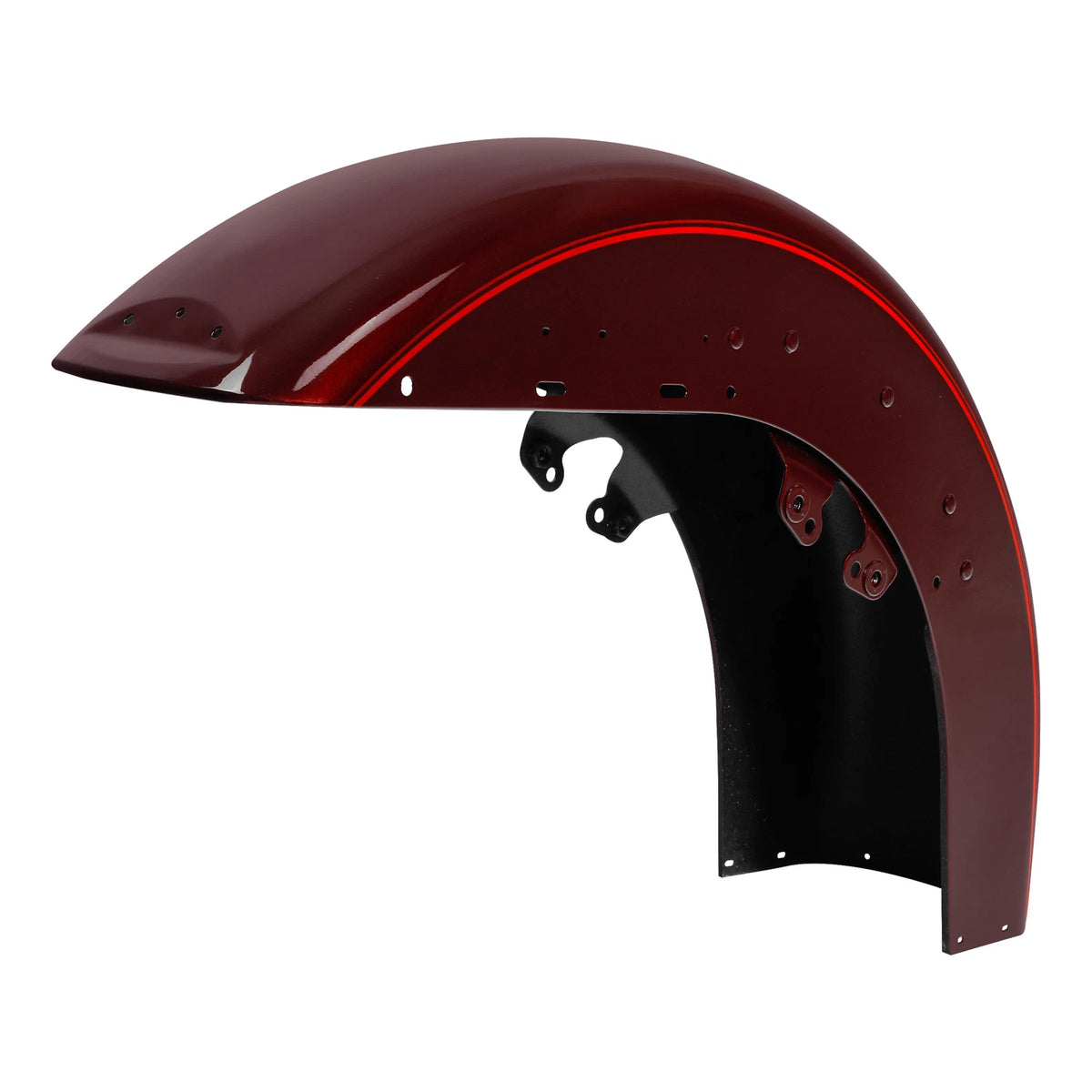 Front Fender Fit For Harley Touring Road King 2014-2024 23 Mysterious Red Sunglo