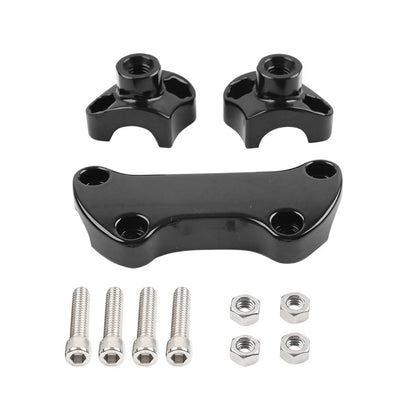 2" Handlebar Riser & Top Clamp For Harley Dyna Softail Sportster Street bob