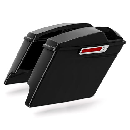 Saddlebag 5x7'' Speaker Grill Rear LED Fender For Harley Touring Glide 14-25 23