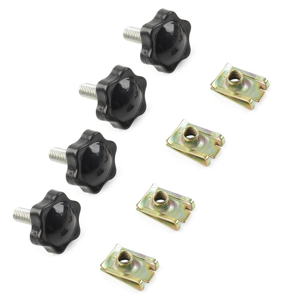 4X Saddlebag Lock Mounting Theft Deterrent Bolt Screw For Harley FLHT FLHTCU