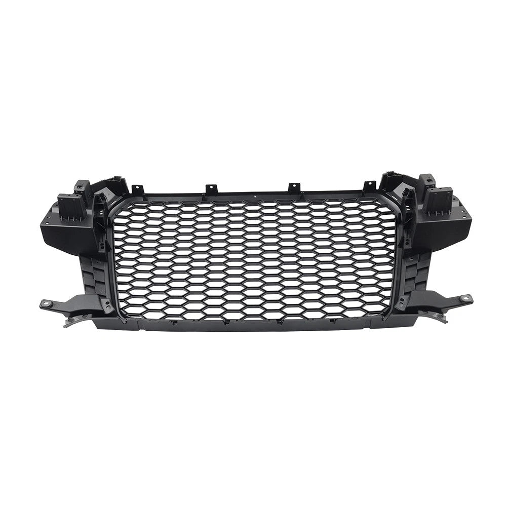 Front Bumper Honeycomb Grille Glossy Black For Audi Q3 SQ3 2013-2015