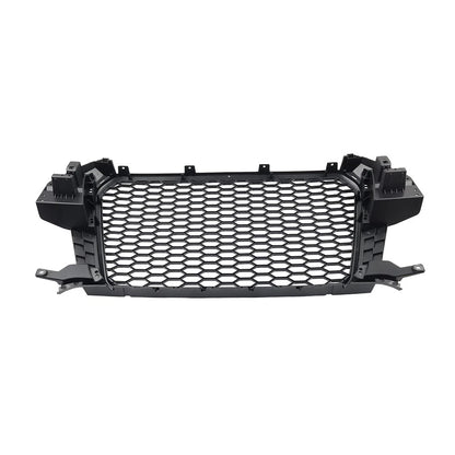 Front Bumper Honeycomb Grille Glossy Black For Audi Q3 SQ3 2013-2015