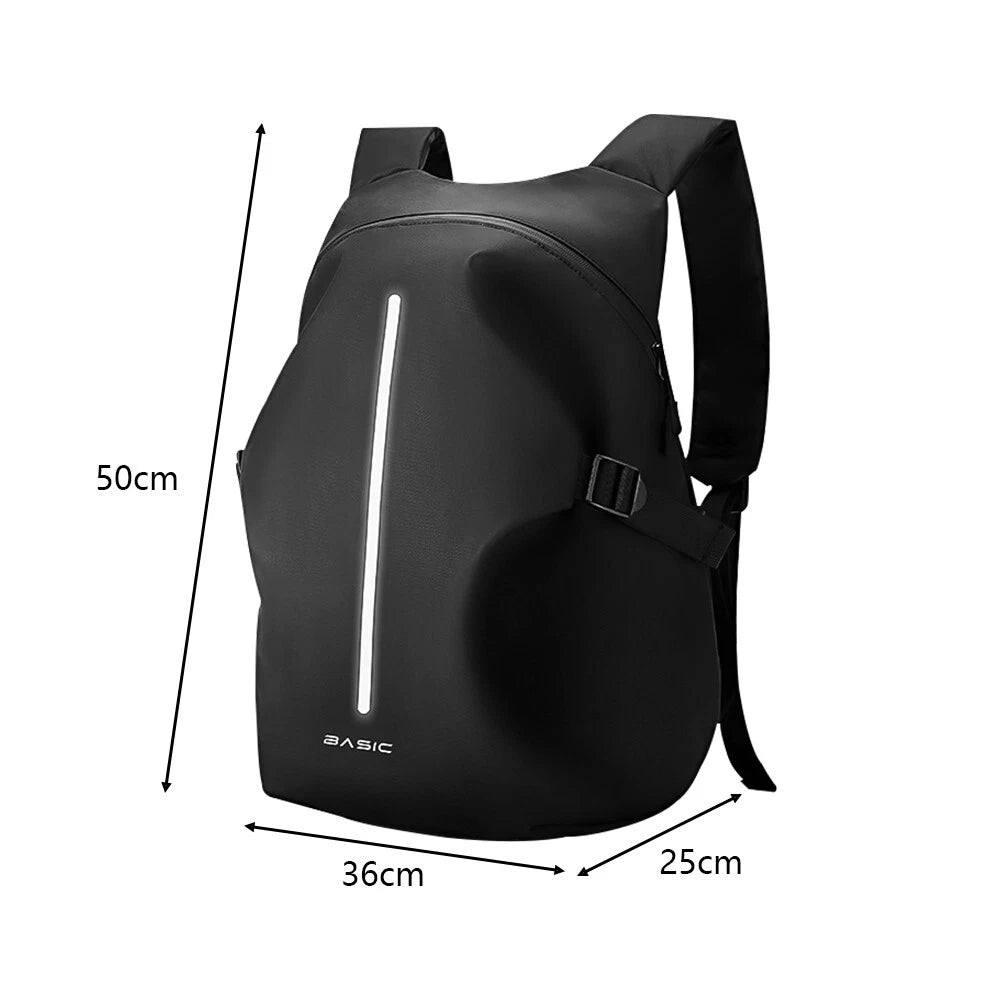 Reflective Motorcycle Helmet Backpack Waterproof Storage Riding Shoulder Bag