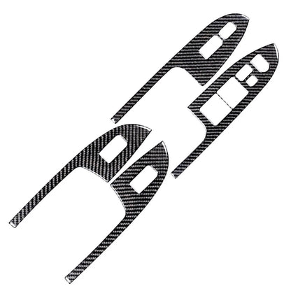 Carbon Fiber Window Lift Panel Switch Cover Trim For Honda Accord 2003-2007 US