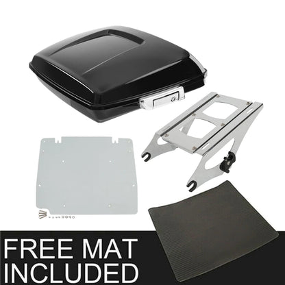 5.5'' Razor Trunk Mount Rack Base Plate Fit For Harley Touring Road Glide 14-25