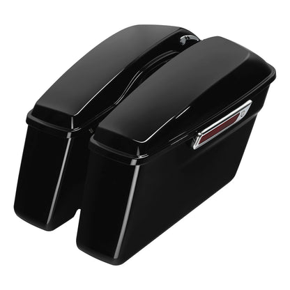 Vivid Hard Saddle Bags Trunk W/ Latch keys For Harley Electra Road Glide 2014-24