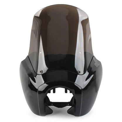 Front Headlight Fairing Cover W/ 15'' Windshield FitHarley Dyna FXDXT T-Sport