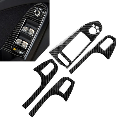 4 PCS Interior Door Armrest Buttom Cover Trim For Audi A4 B8 2008-2014 US
