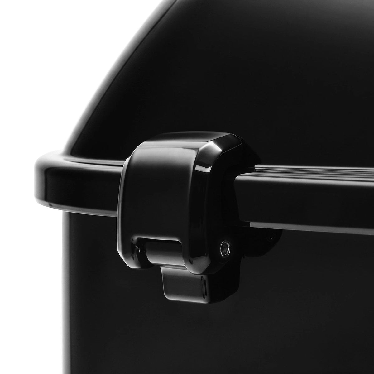 Black Chopped Pack Trunk Fit For Harley Touring Electra Road King Glide 2009-13