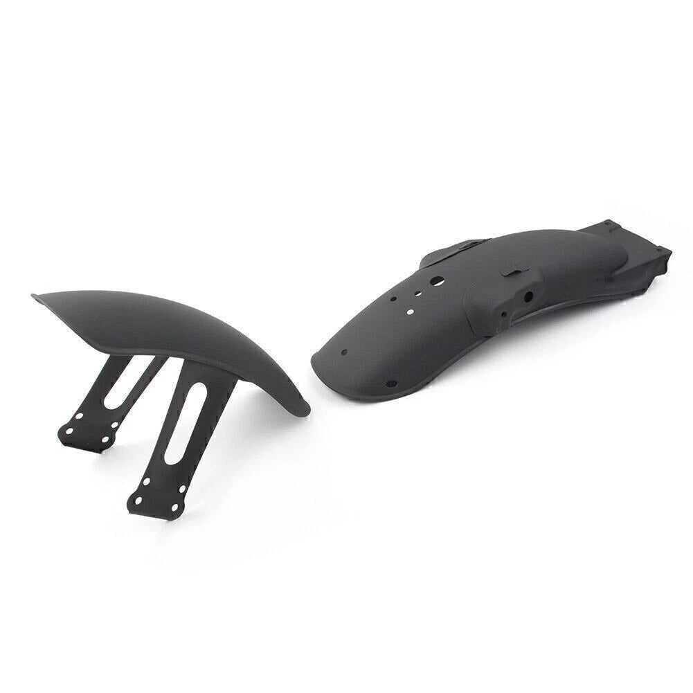 For Cafe Racer Retro CG125 Front & Rear Fender Mudguard Cover Metal Motor Black