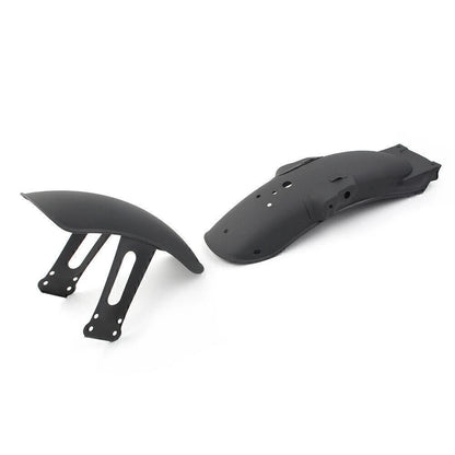 For Cafe Racer Retro CG125 Front & Rear Fender Mudguard Cover Metal Motor Black