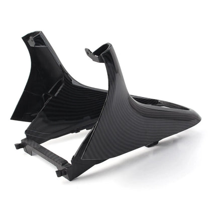 1x Front Console Cover Surround Trim For VW Golf MK6 2009-14 Carbon Fiber Black