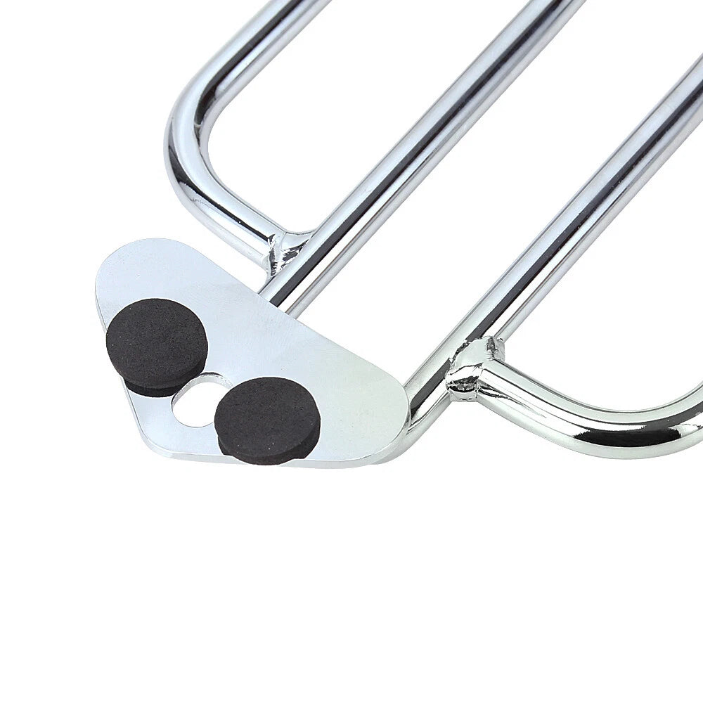 Chrome Rear Fender Solo Seat Luggage Rack For Harley Sportster XL 883 1200 48 72