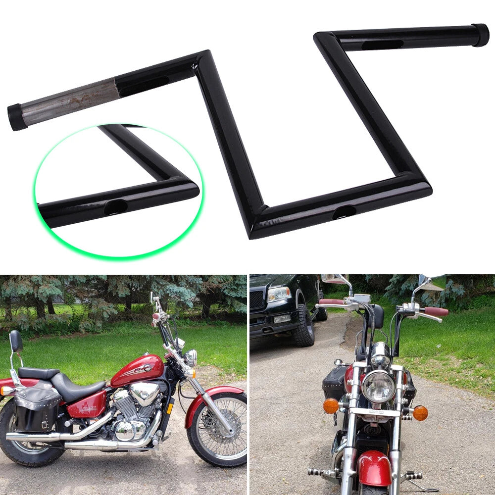 1" Ape Hanger Handlebar 10 1/2" Drag Z Bar For Harley Sportster XL 1200 883 Dyna