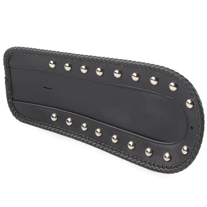 Studded Leather Rear Fender Bib Solo Seat For Harley Sportster XLH 1200 1100 883