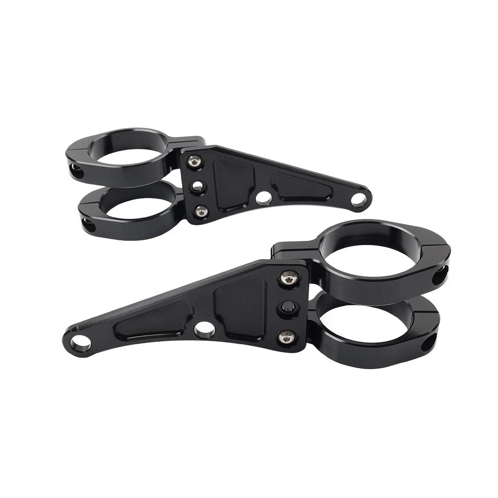 49MM Motorcycle Headlight Bracket Mount Clamp Fork Tube Holder For Harley