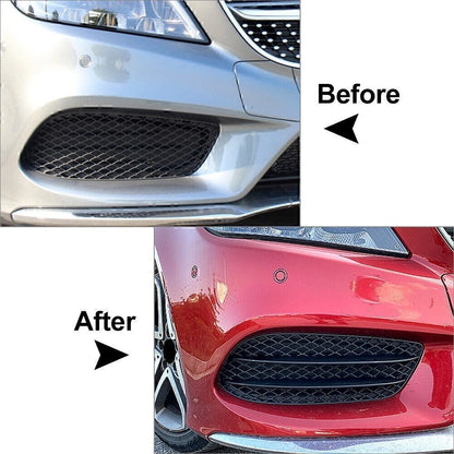 Front Bumper Fog Lamp Grille For Mercedes Benz CLS-Class C218 CLS260 300 15-17