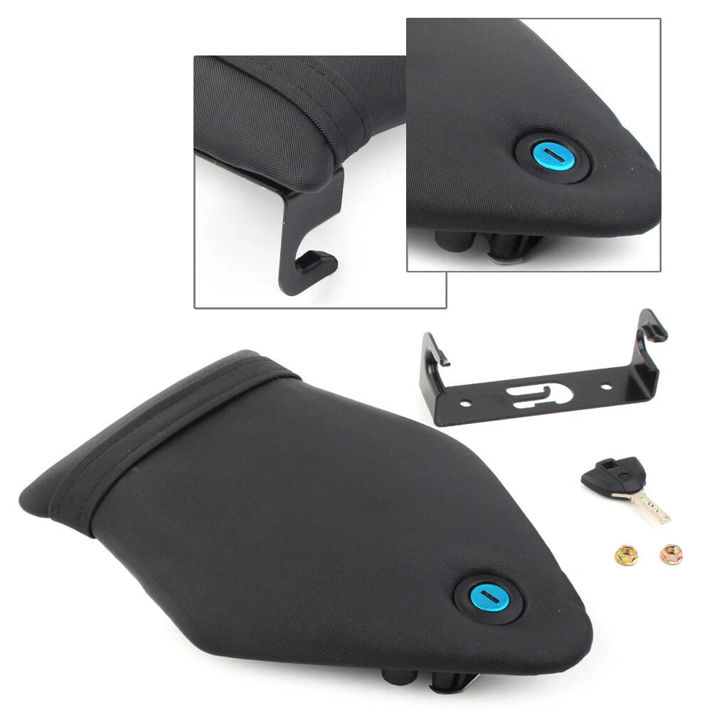 Rear Passenger Seat Cushion Lock Key For BMW S1000 RR 2009-2014 Motor Black USA