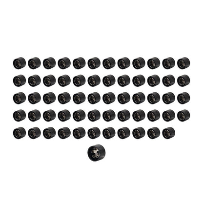 60X Engine Screw Bolt Cover Kit For Harley Dyna Softail Touring Road Glide Black