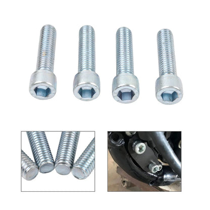 Footpeg Passenger Bracket Bolt Screw Fit Harley Sportster XL883 XL1200 4PCS