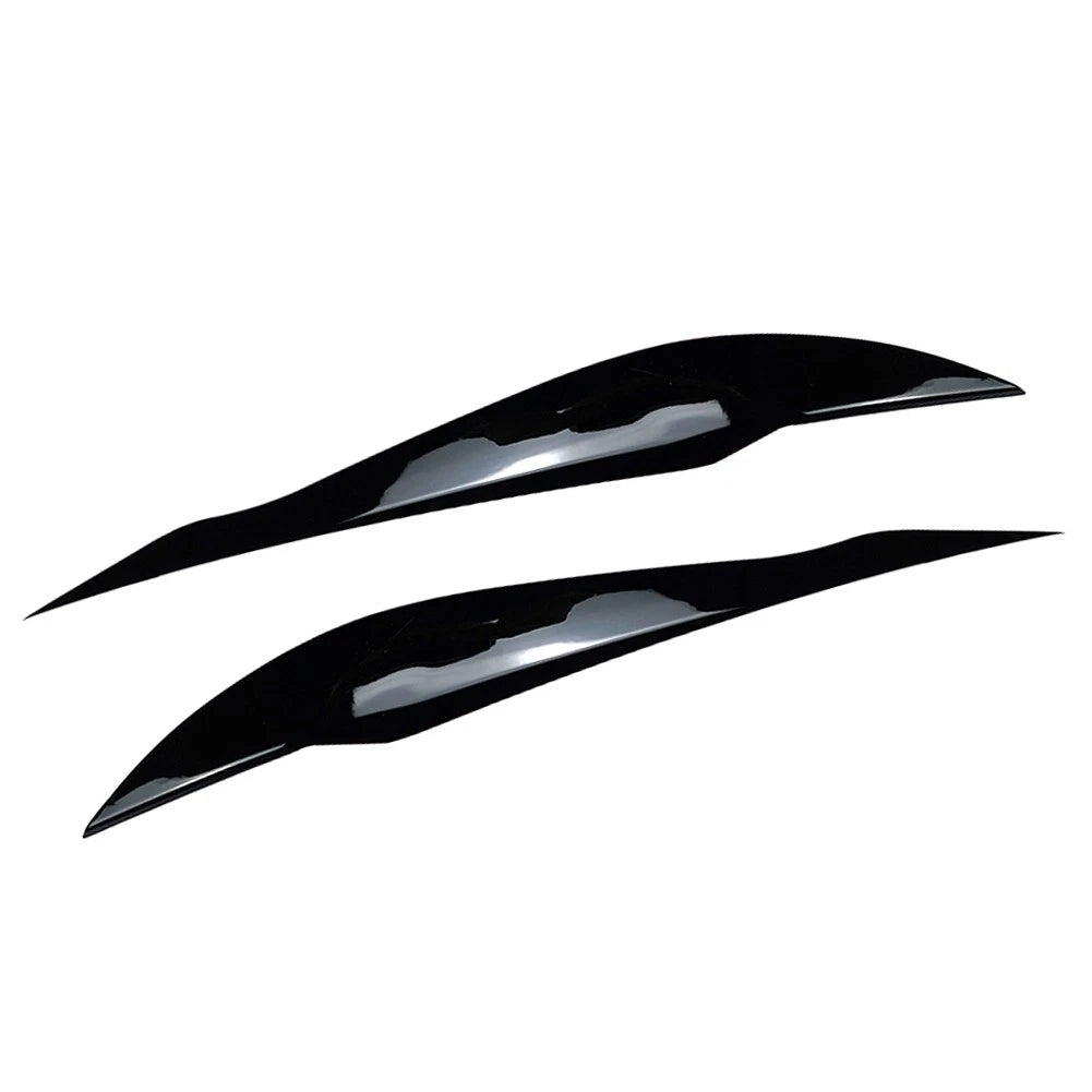 2 Pcs Car ABS Headlight Eye Lid Eyebrow Cover For BMW 3 Series F30 F31 2013-2018