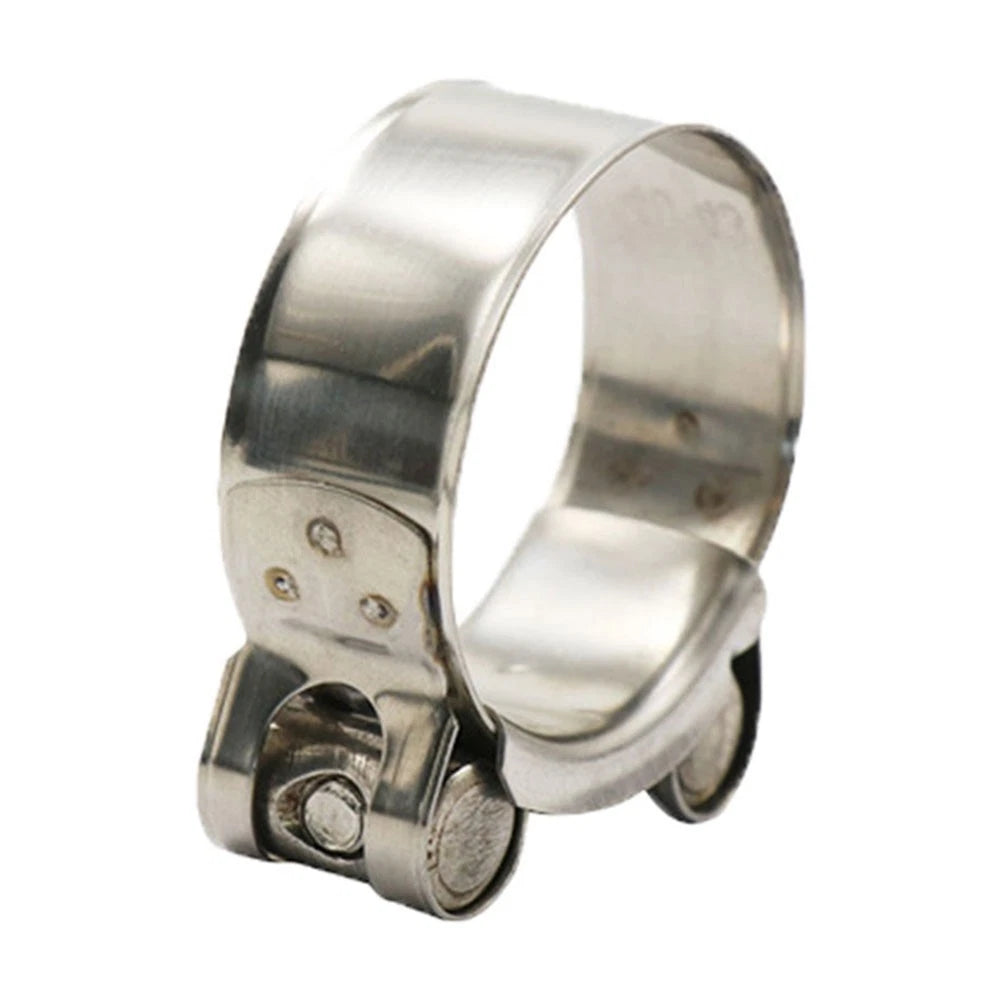 Motorcycle Exhaust Pipe Clamp 40mm-43mm Stainless Steel Muffler Fixed Caliper US