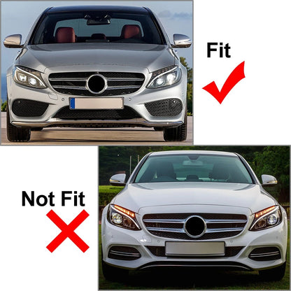 Front Bumper Lower Middle Molding Trim For Mercedes Benz C Class W205 2014-2019