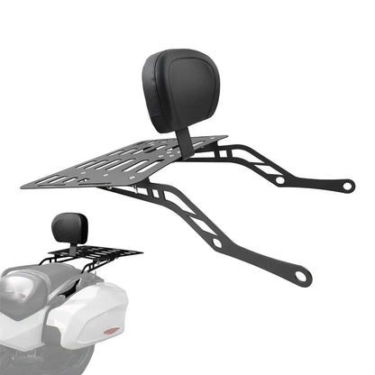 Matte Rear Sissy Bar Backrest w/Luggage Rack For Can Am Spyder F3 F3-S 2015-2025