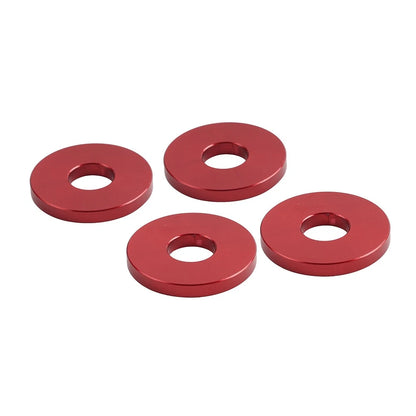 4X Engine Saddlebag Crash Bar Decorative Spacer For Harley Road Glide Red