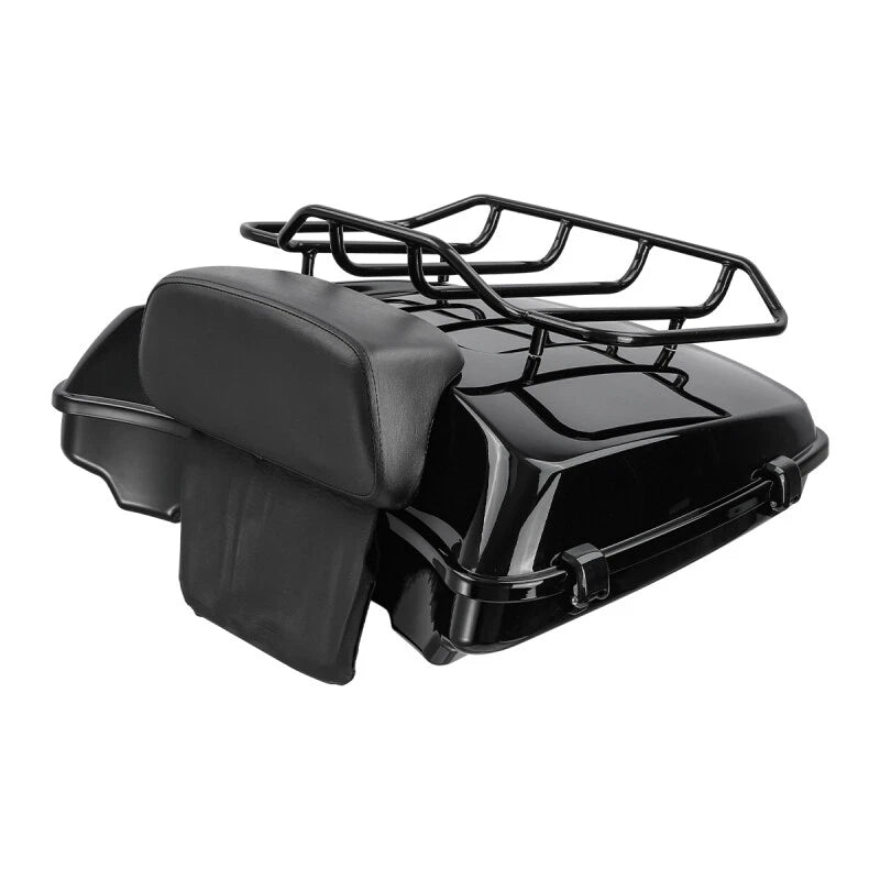 Razor Trunk Mount Rack Plate Docking Kit For Harley Electra Glide 14-26 25 Black