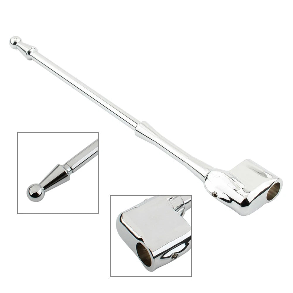 Chrome Flag Pole Rear Luggage Rack Mount For Honda Goldwing GL1800 GL1500