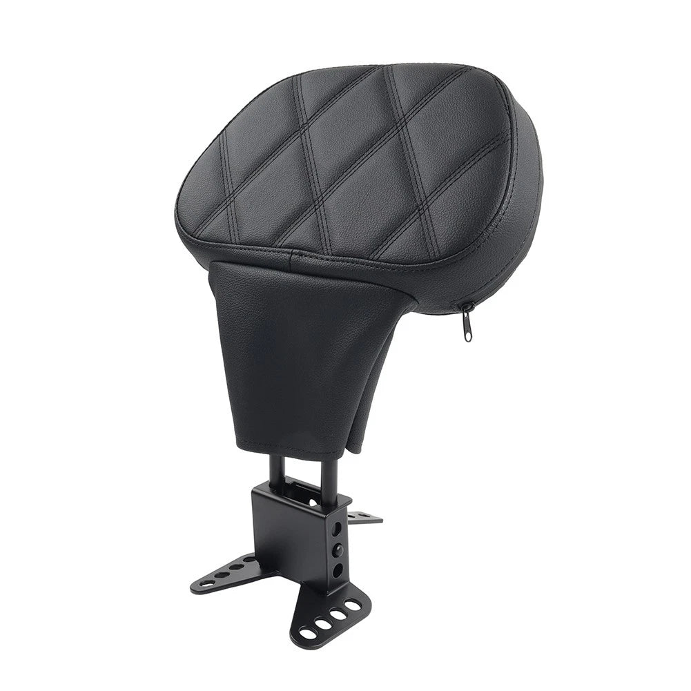 Adjustable Driver Rider Backrest Pad For Harley Street Glide Road King 1988-2008