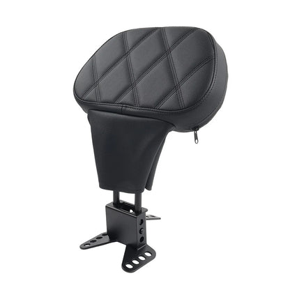 Adjustable Driver Rider Backrest Pad For Harley Street Glide Road King 1988-2008