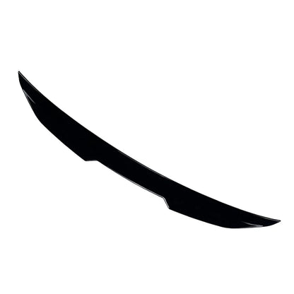 Glossy Black Rear Trunk Spoiler Wing For Audi A4 B9 S4 B9 Sedan 2017-2024