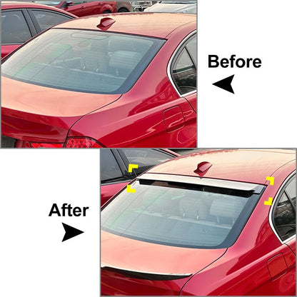 Glossy Black Rear Window Roof Spoiler Wing For BMW 3 Series E90 Sedan 2005-2012