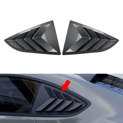 Carbon ABS Rear Shutter Window Louver Cover For Toyota GR86 For Subaru BRZ 22-24