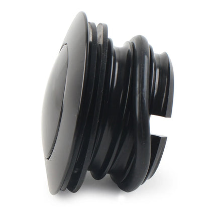 Black Motorcycle Left Hand Thread Fuel Tank Gas Cap Cover For Harley 1982-2017