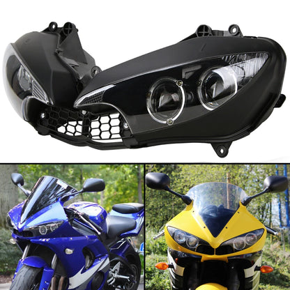 Headlight Headlamp For Yamaha YZF R6 2003 2004 2005 YZF-R6S 2006 2007 2008 2009