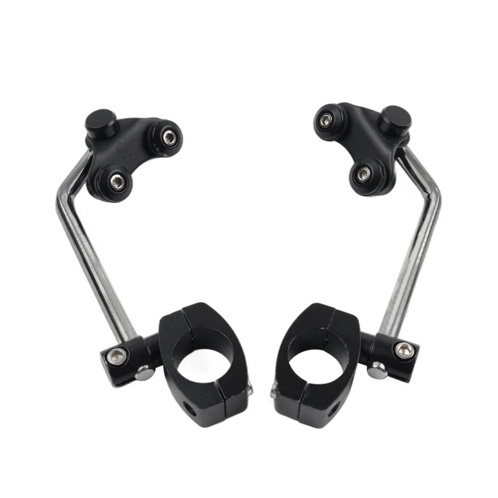 1 Set Universal Motorcycle Windshield Mounting Hardware Kit Metal For 25MM Bars