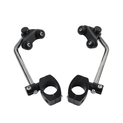 1 Set Universal Motorcycle Windshield Mounting Hardware Kit Metal For 25MM Bars
