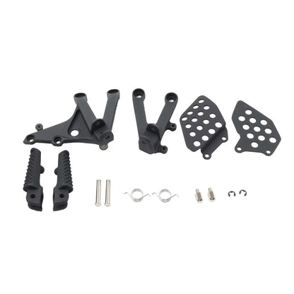 Front Driver Footrest Foot Pegs Bracket Set For Honda CBR600RR CBR 600RR 07-24