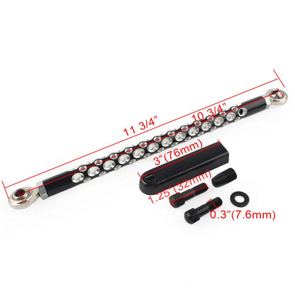 CNC Shift Linkage Shifter Link Fit Harley Touring Street Glide Road King Black